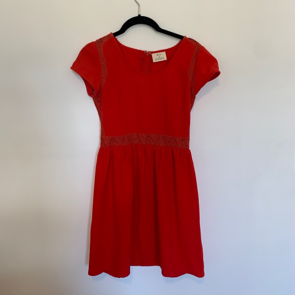 Urban Outfitters Red Mini Dress 0